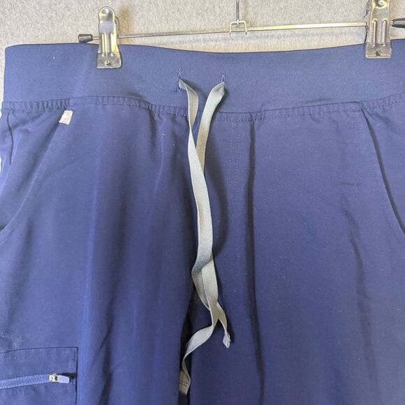 Figs Men's Size W 32 L 31 Blue Ankle Length Jogger Pants Scrubs Pockets - Picture 2 of 8